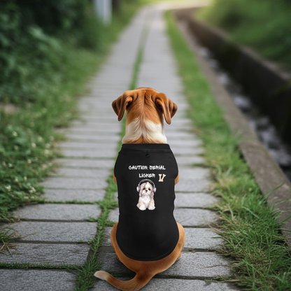 "Caution: Serial Licker" Dog T-Shirt